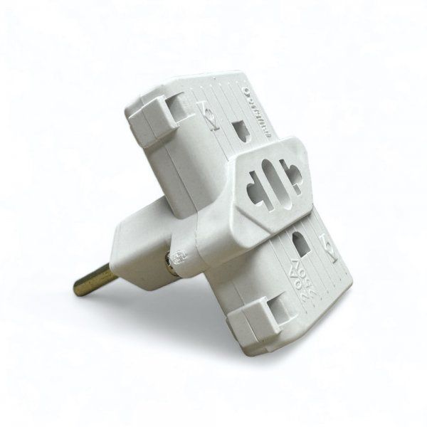 Adaptador Pino Universal 3 Saídas T 2P - Imagem 2