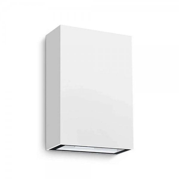 Arandela de Parede Externa Led Duo 2 Fachos 6w 3000k Bivolt Branco
