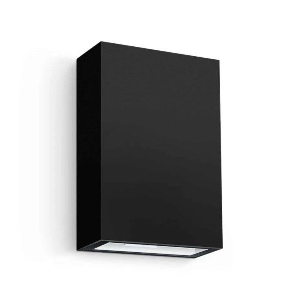 Arandela de Parede Externa Led Duo 2 Fachos 6w 3000k Bivolt Preto - Imagem 2