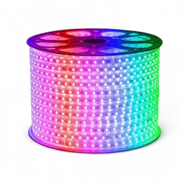 Fita de LED 220v RGB Colorida 5050 IP65 - Imagem 3