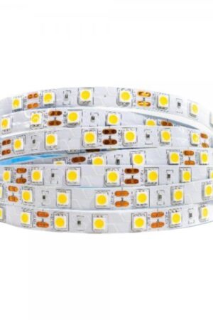 Fita de LED 5050 IP20 5m 12v Branco Quente S/ Silicone