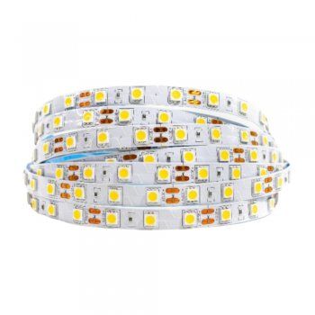 Fita de LED 5050 IP20 5m 12v Branco Quente S/ Silicone - Imagem 2