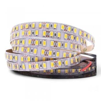 Fita LED 3528 IP20 10MT 127V Branco Quente 3000K 120 Leds - Imagem 2