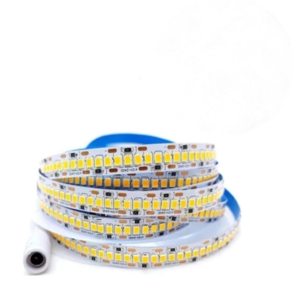 Fita LED 3528 IP20 10MT 127V Branco Quente 3000K 240 Leds - Imagem 2