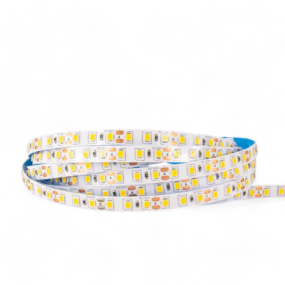 Fita LED 3528 IP20 5MT 12V Branco Quente 3000K 120 Leds - Imagem 2