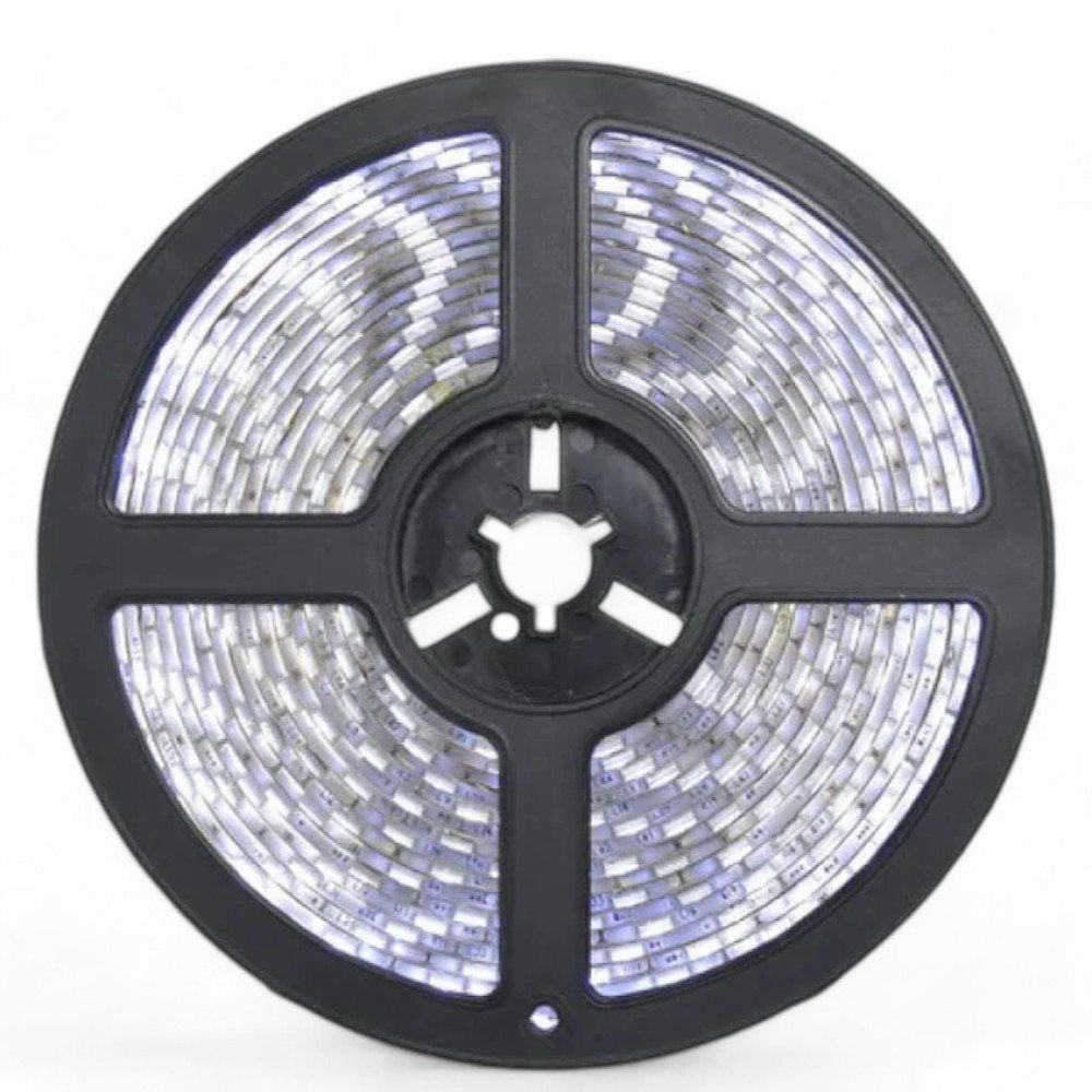 Fita LED 3528 IP65 5MT 12V Branco Frio 6500k - Imagem 3