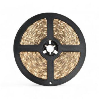 Fita LED 3528 IP65 5MT 12V Branco Quente 3000K - Imagem 2