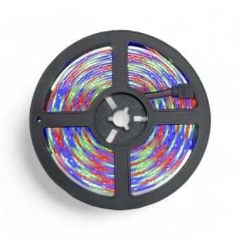 Fita LED 3528 IP65 5MT 12V RGB Colorida - Imagem 2