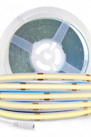 Fita LED 5050 IP20 COB 5MT 12V Branco Neutro 4000K