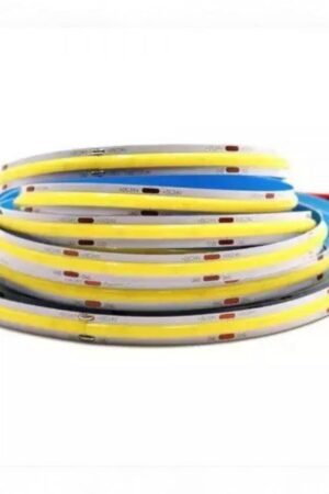 Fita LED 5050 IP20 COB 5MT 12V Branco Quente 3000K
