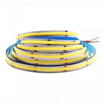 Fita LED 5050 IP20 COB 5MT 12V Branco Quente 3000K - Imagem 3