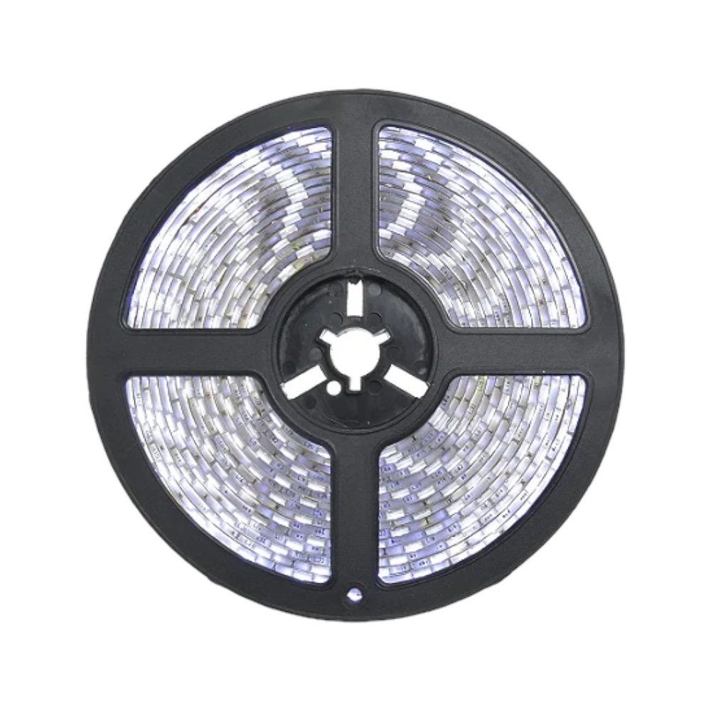 Fita LED 5050 IP65 5MT 12V Branco Frio 6500K - Imagem 2