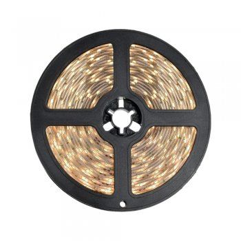 Fita LED 5050 IP65 5MT 12V Branco Quente 3000K - Imagem 3