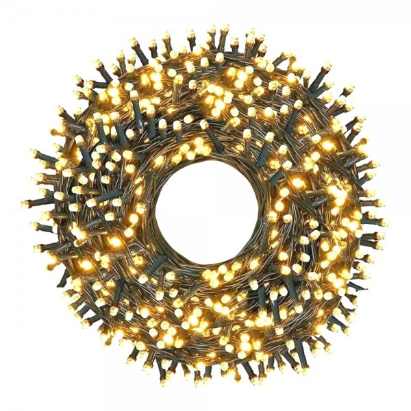 KIT com 10 unidades de Pisca-Pisca LEDS Branco Quente 100 LEDS 110V Função