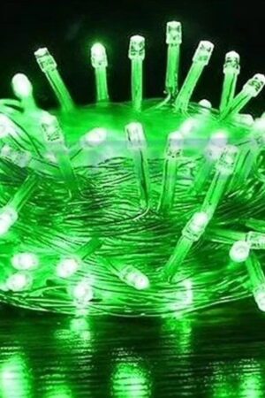 KIT com 10 unidades de Pisca-Pisca LEDS Verde 100 LEDS 110V Função