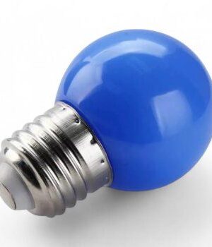 Lâmpada LED Bulbo Bolinha 3W E27 Azul