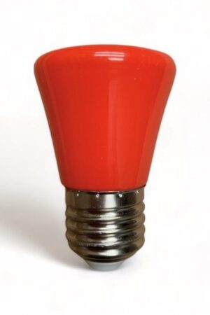Lâmpada LED Coroa 1W Vermelha