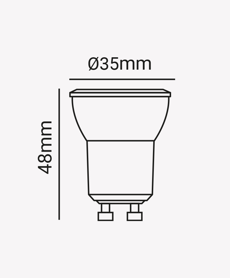 Lâmpada MR11, 3.5W, 2700K, IRC >95, 127V. - Imagem 2