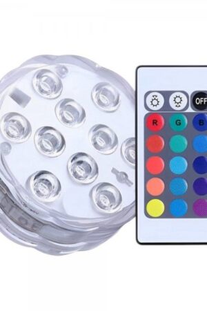 Luminária de Piscina 13 Leds 3W RGB Colorida com Controle