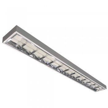 Luminária de Sobrepor Alto Rendimento com Aletas para 2 Lâmpadas 18/20W 120cm - Imagem 2