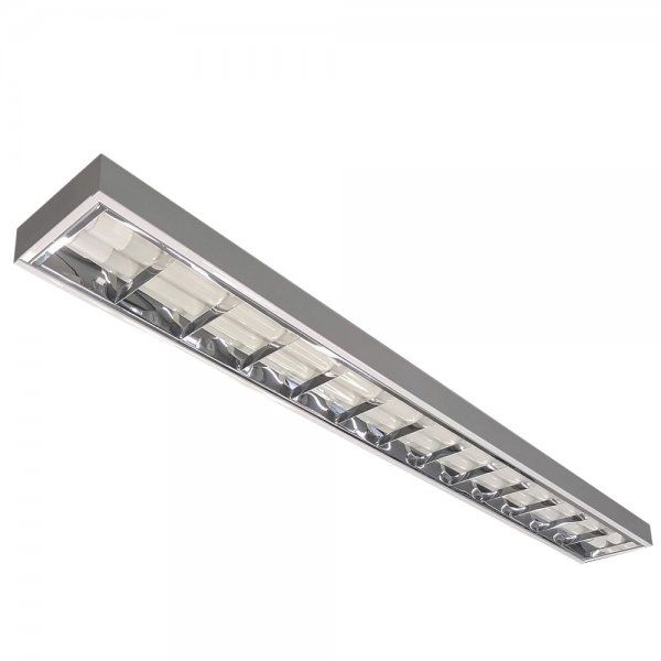Luminária de Sobrepor Alto Rendimento com Aletas para 2 Lâmpadas 18/20W 120cm - Imagem 3