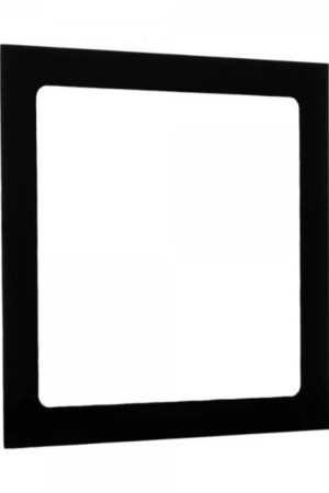 Luminária Plafon 18W LED Quadrado Embutir 6500K Preto