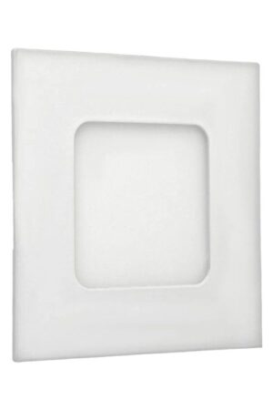 Luminária Plafon 3W LED Quadrado Embutir 6500K