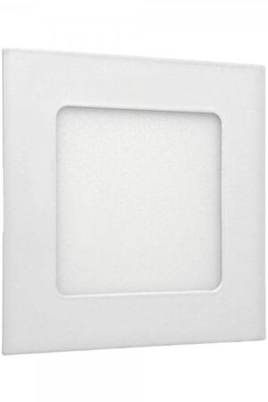 Luminária Plafon 6W LED Quadrado Embutir 3000K