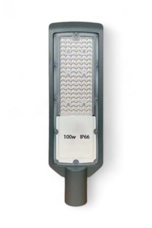 Luminária Publica LED 100w SMD IP66 Para Poste Branco Frio 6500k Com Relê Fotocélula