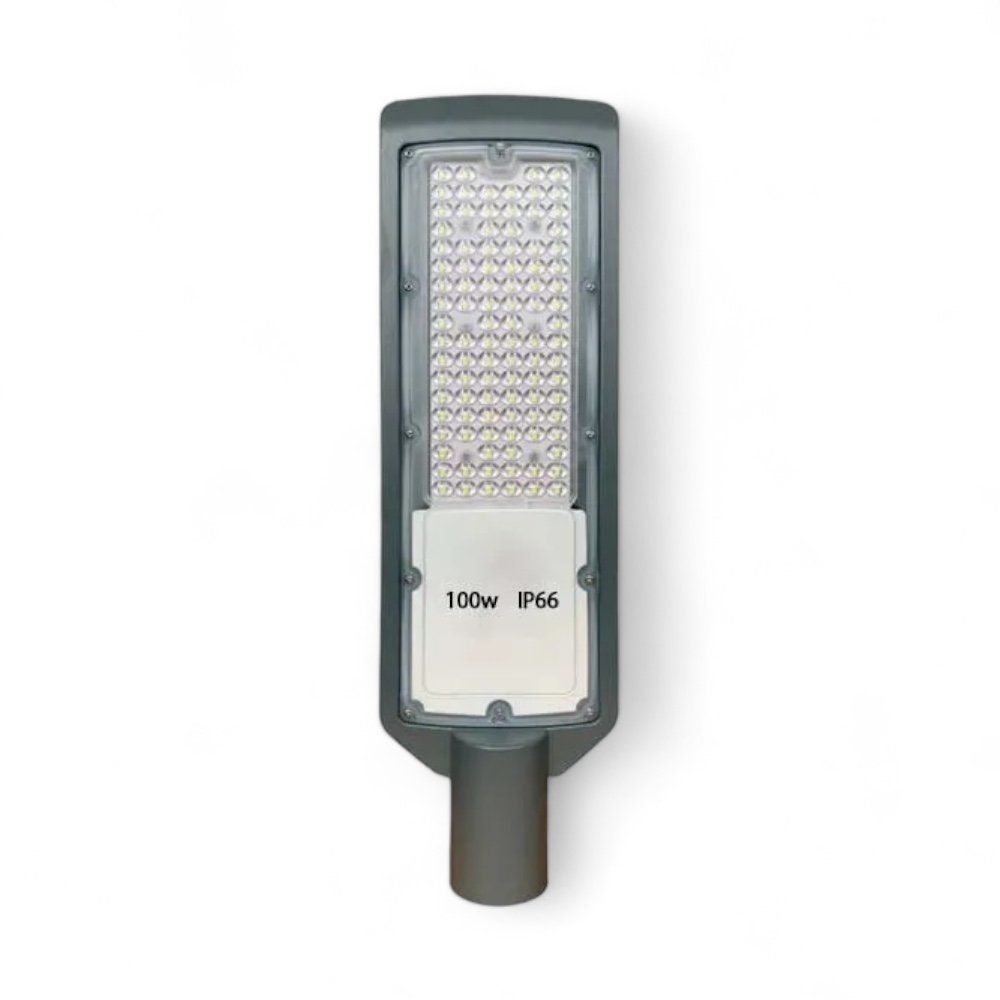 Luminária Publica LED 100w SMD IP66 Para Poste Branco Frio 6500k Com Relê Fotocélula