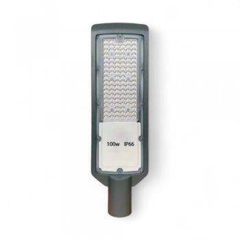 Luminária Publica LED 100w SMD IP66 Para Poste Branco Frio 6500k Com Relê Fotocélula - Imagem 3