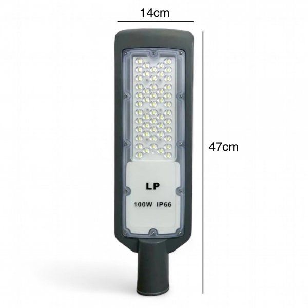 Luminária Publica LED 100w SMD IP66 Para Poste Branco Frio LP