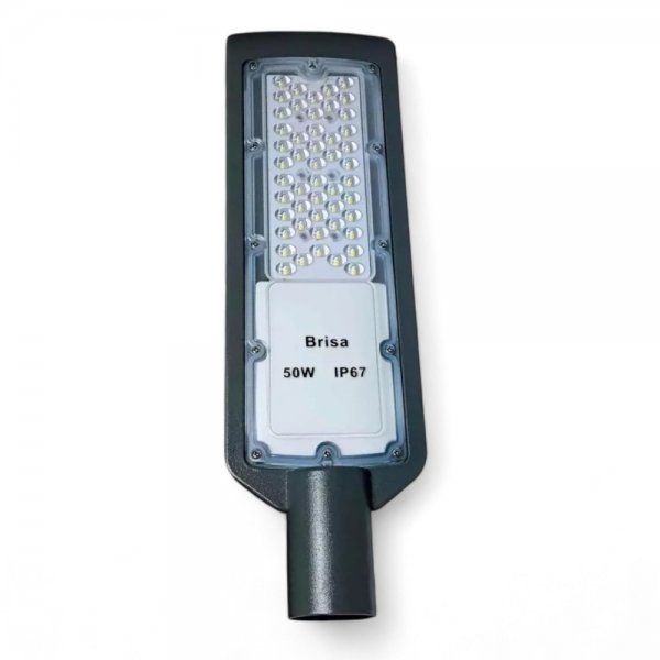 Luminária Publica LED 50w SMD IP66 Para Poste Branco Frio Brisa
