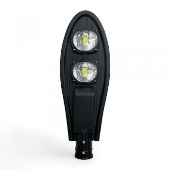 Luminária Publica Pétala LED 100W Para Poste De Rua Cob Com Relê Fotocélula Branco Frio 6500k - Imagem 2