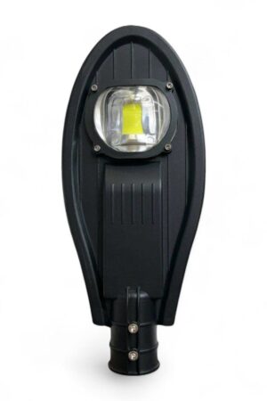 Luminária Publica Pétala LED 50W Para Poste De Rua Cob Com Relê Fotocélula Branco Frio 6500k
