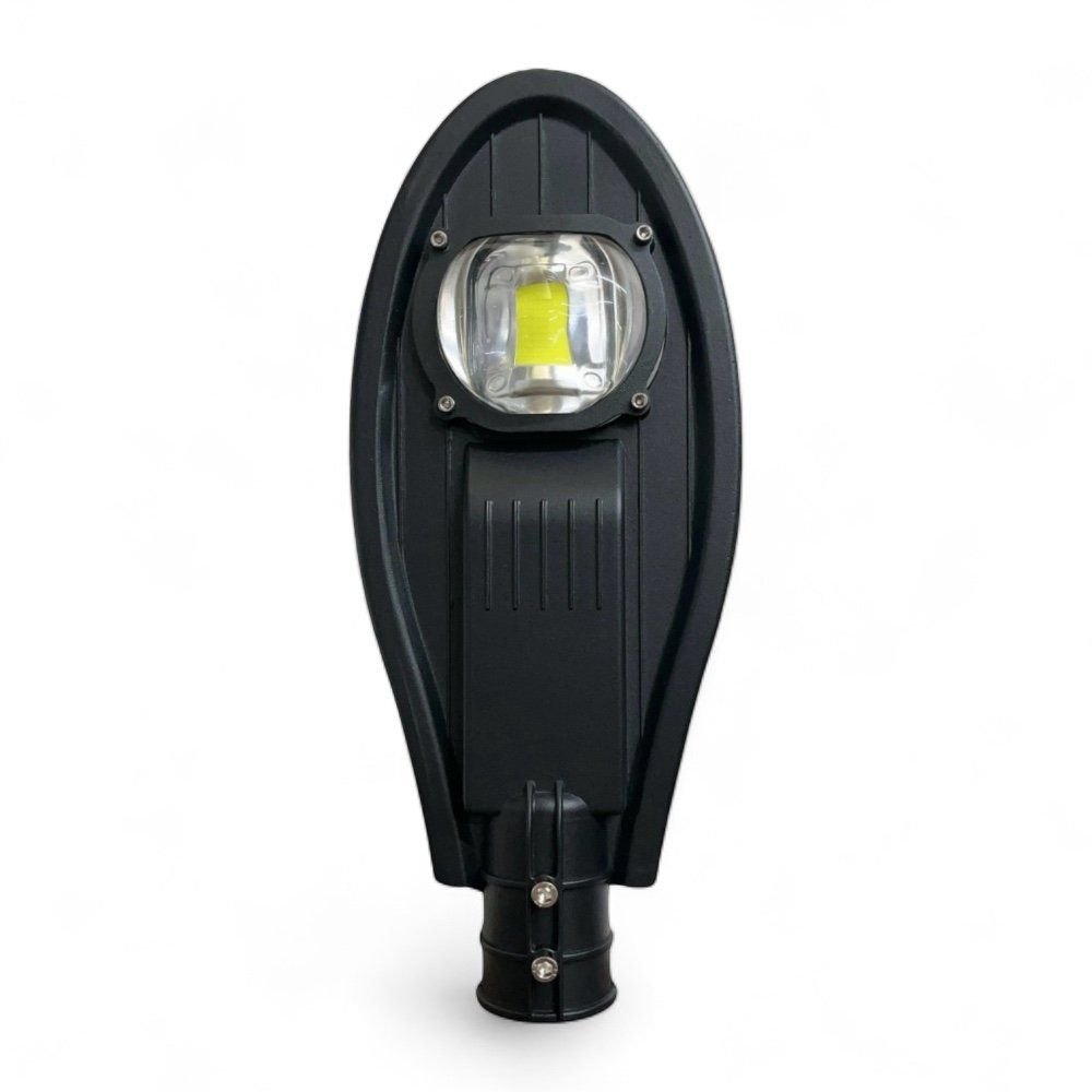 Luminária Publica Pétala LED 50W Para Poste De Rua Cob Com Relê Fotocélula Branco Frio 6500k