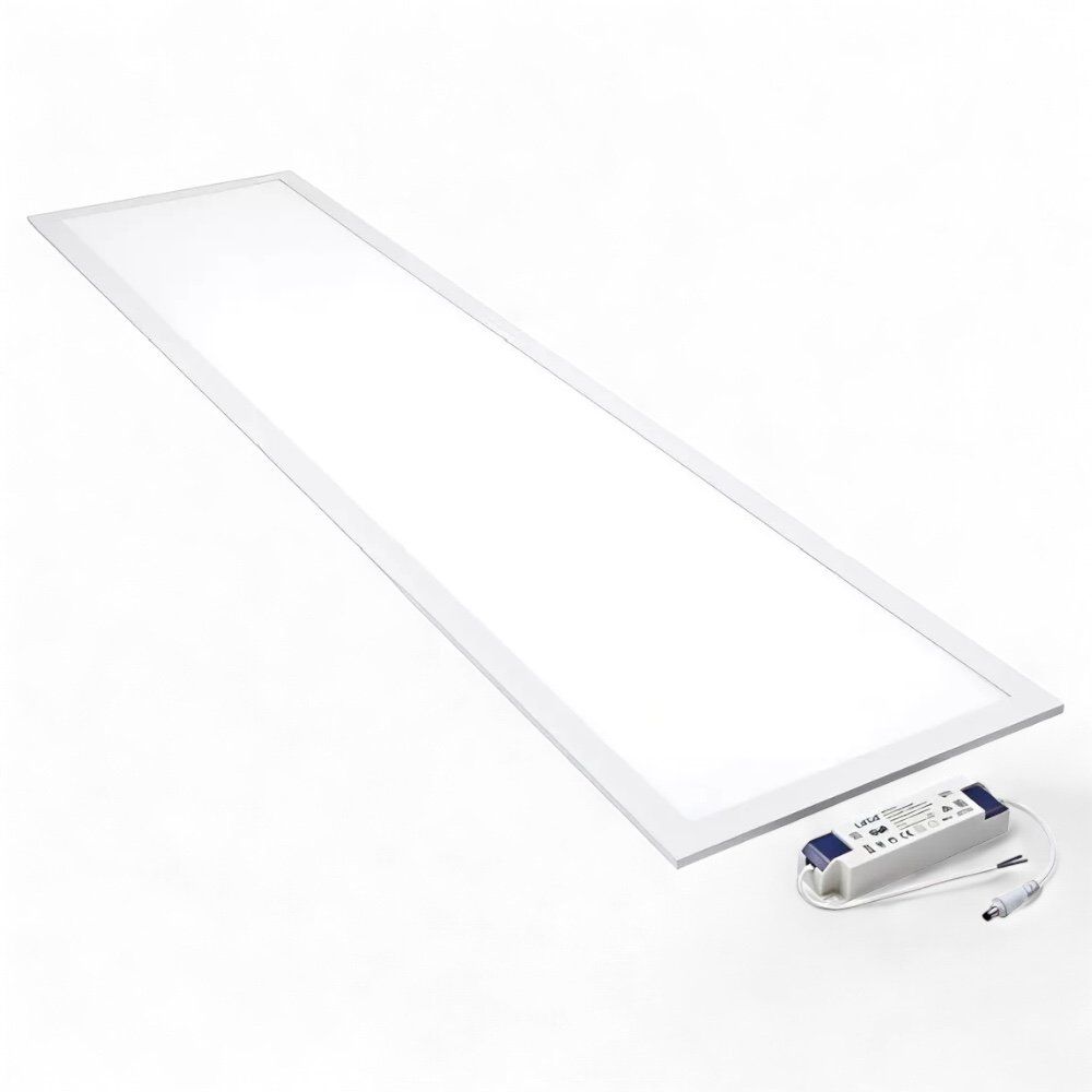 Painel Embutir Retangular 48W 30x120 Slim 6500K Luz Fria - Imagem 4