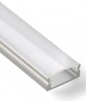 Perfil Sobrepor 17x7mm 2 metros Branco