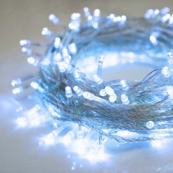 Pisca Pisca Led Branco Frio 100 Leds 9 Metros 110V Função - Imagem 2