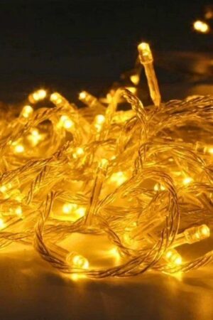 Pisca Pisca Led Branco Quente 100 Leds 9 Metros 110V Função