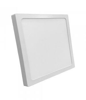 Plafon Led Sobrepor 18w Quadrado 6500k Branco Frio Bivolt