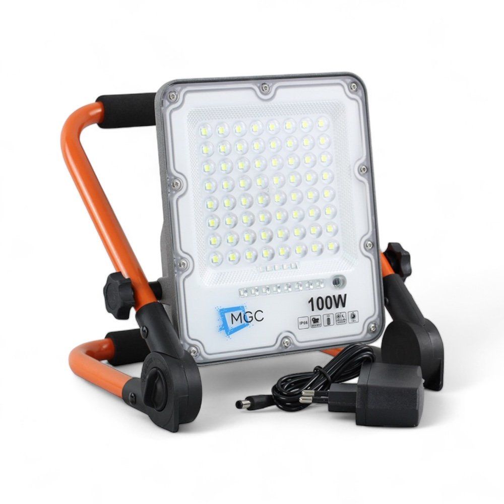 Refletor Led Portátil 100w Recarregável 6500k IP66 - Imagem 2