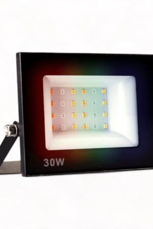 Refletor LED SMD 30W RGB Com Controle