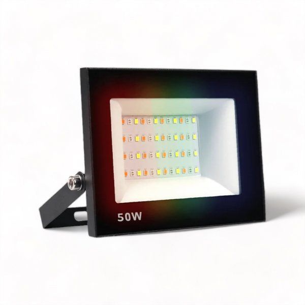 Refletor LED SMD 50W RGB Com Controle - Imagem 3