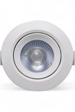 Spot Led Embutir 3w Direcionável Redondo 4000k Branco Neutro Bivolt
