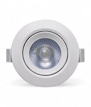 Spot Led Embutir 7w Direcionável Redondo 4000k Branco Neutro Bivolt