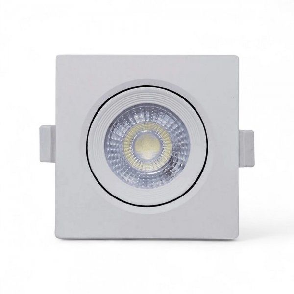 Spot Led Embutir 7w Quadrado 4000k Branco Neutro Bivolt - Imagem 3